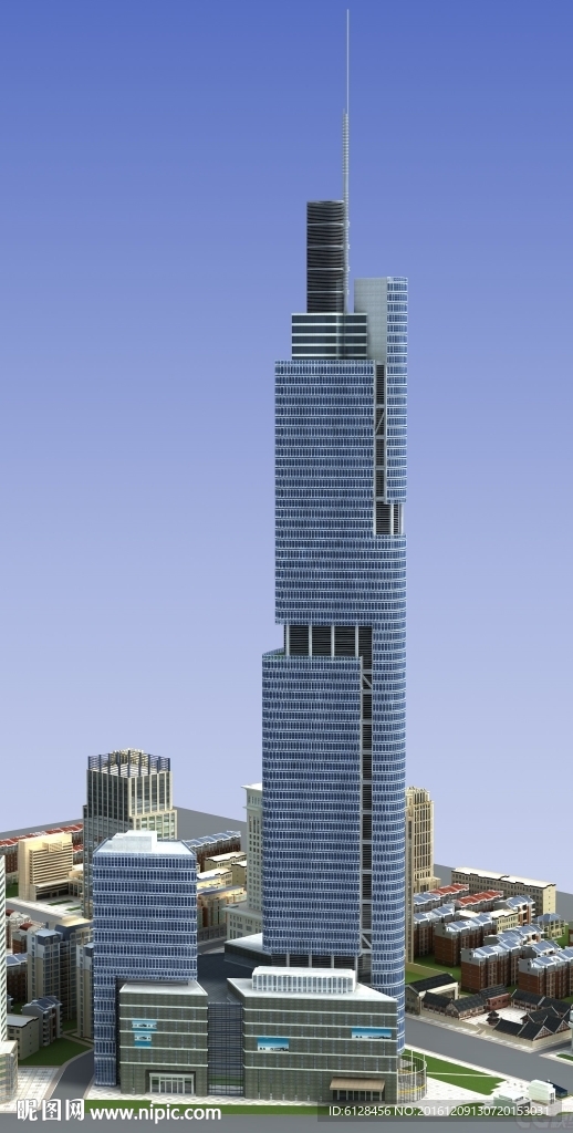 南京志峰大厦 建筑效果图