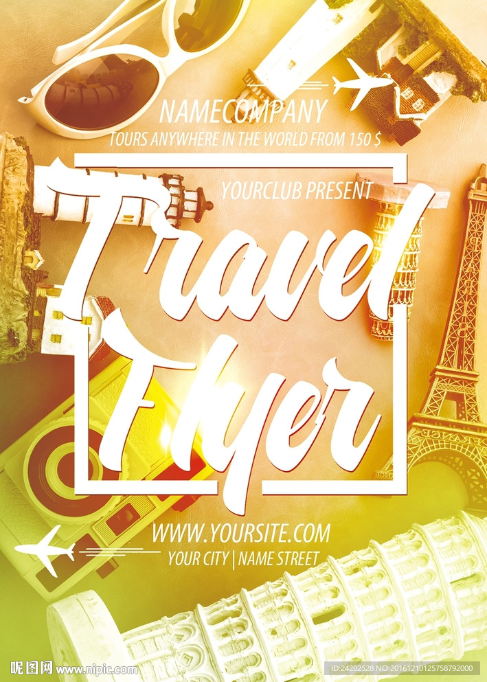 旅游主题国外创意设计海报