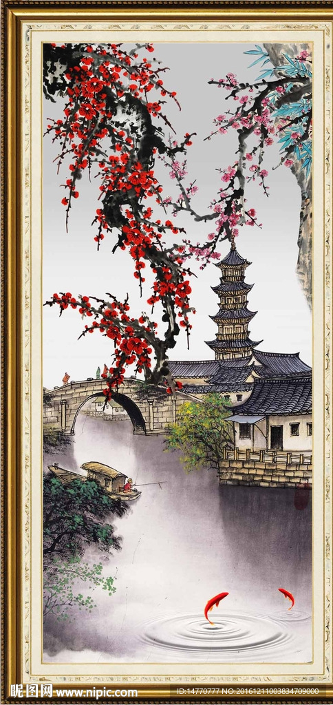 梅花国画