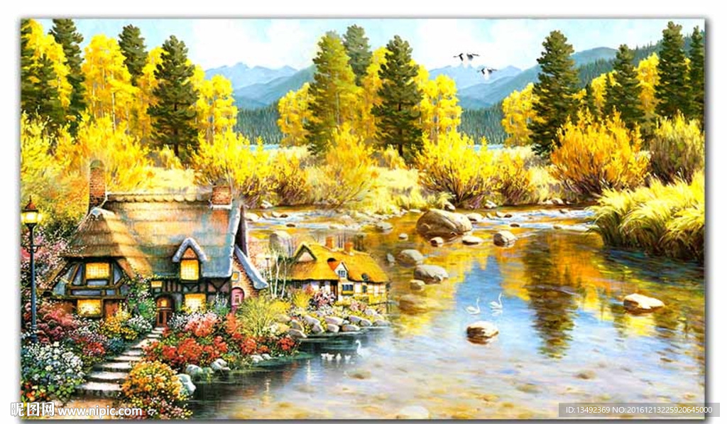 油画风景