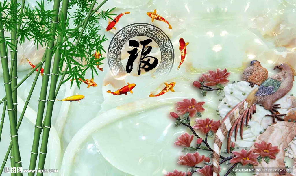 玉雕背景墙
