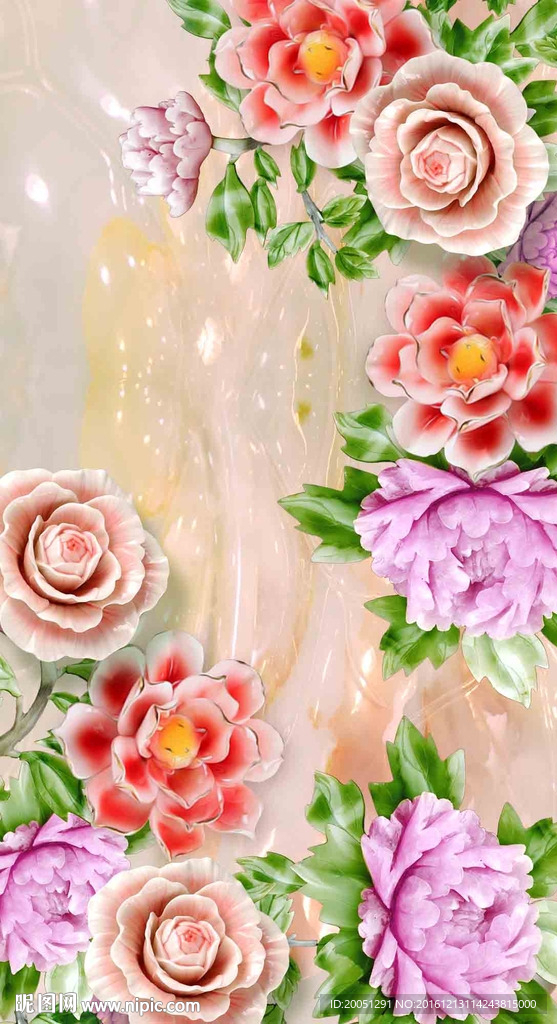 玉雕玄关背景墙