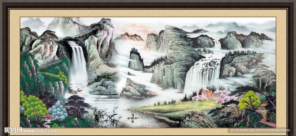 山水国画