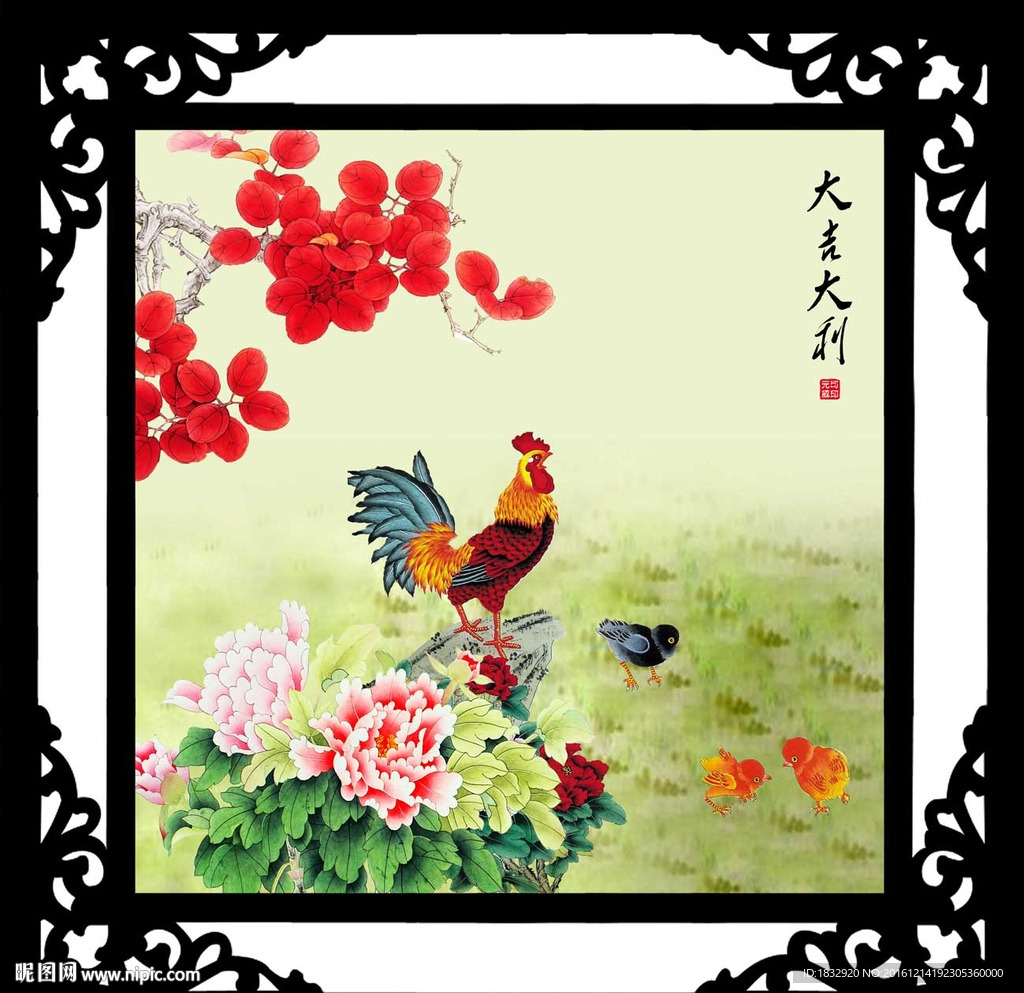 公鸡图