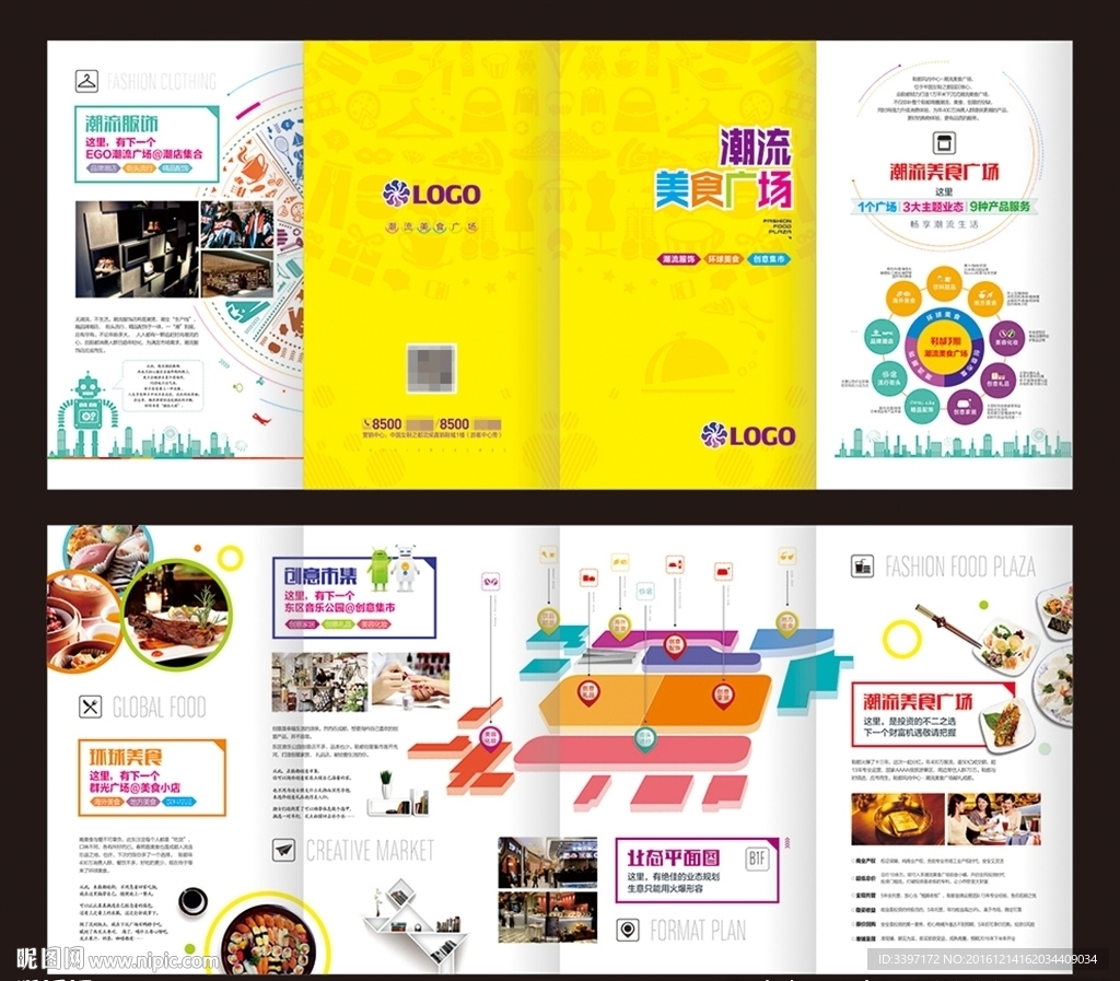 潮流美食商圈DM