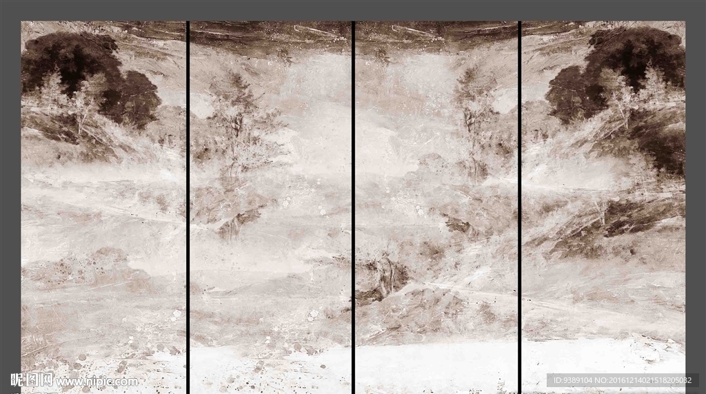 水墨画
