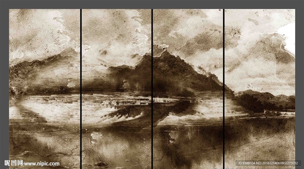 水墨画