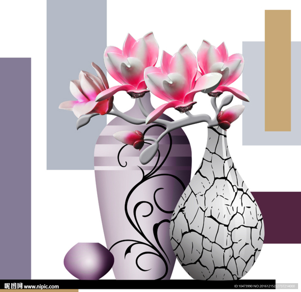 北欧现代抽象静物装饰画