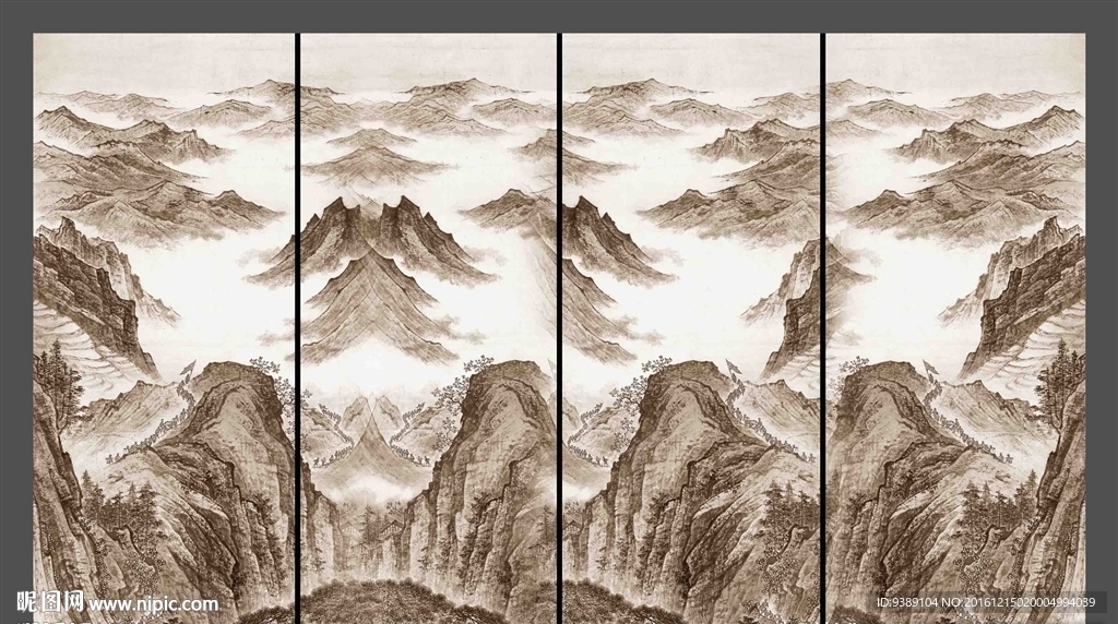 水墨画