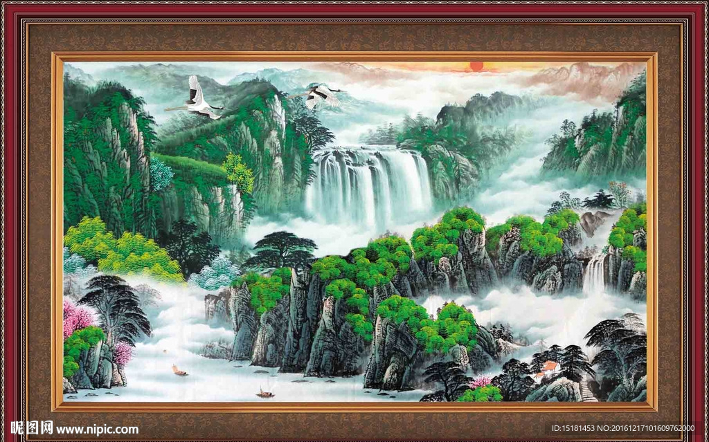 山水国画