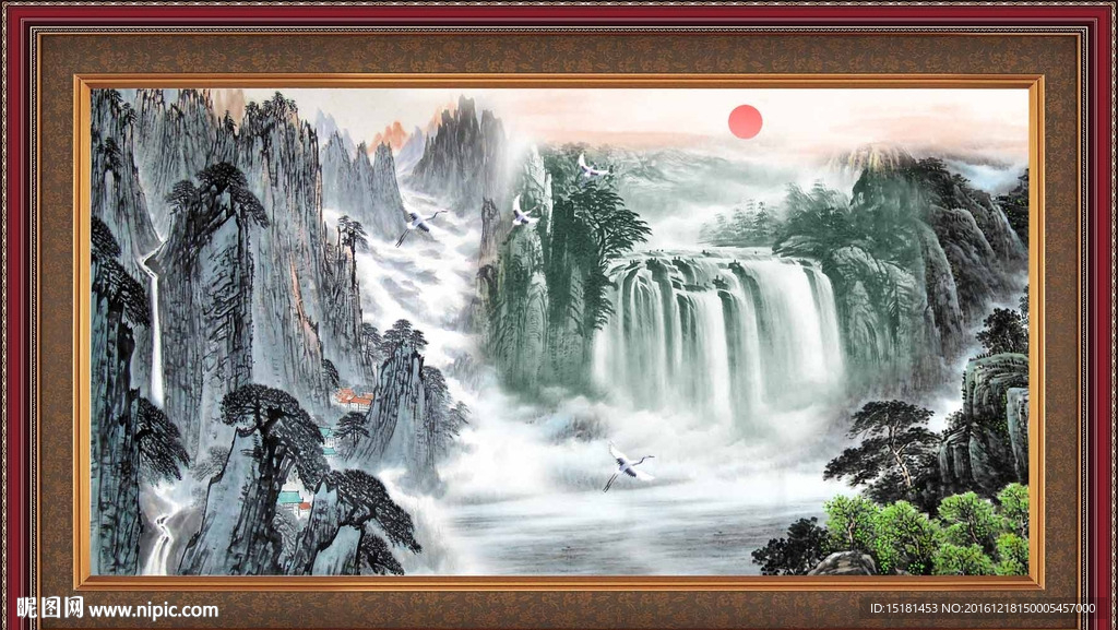 山水国画