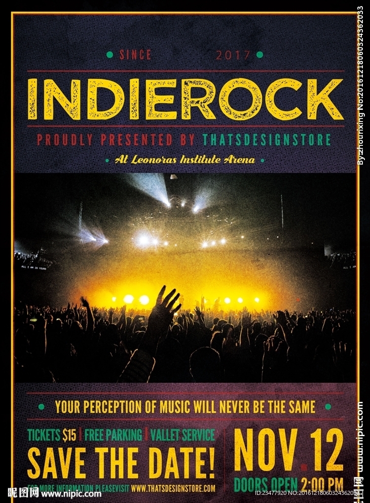 复古摇滚音乐海报