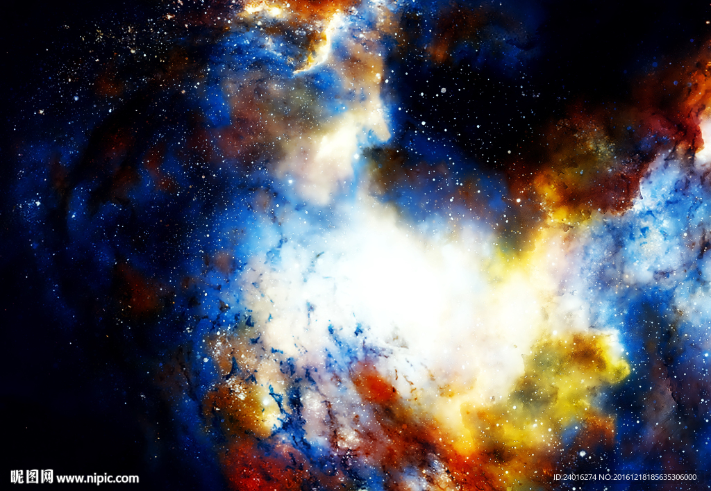 唯美宇宙星星素材背景图