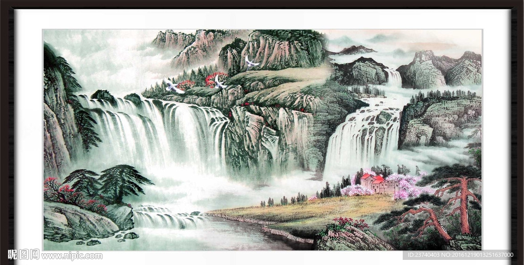 山水国画