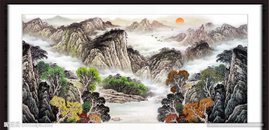 国画山水