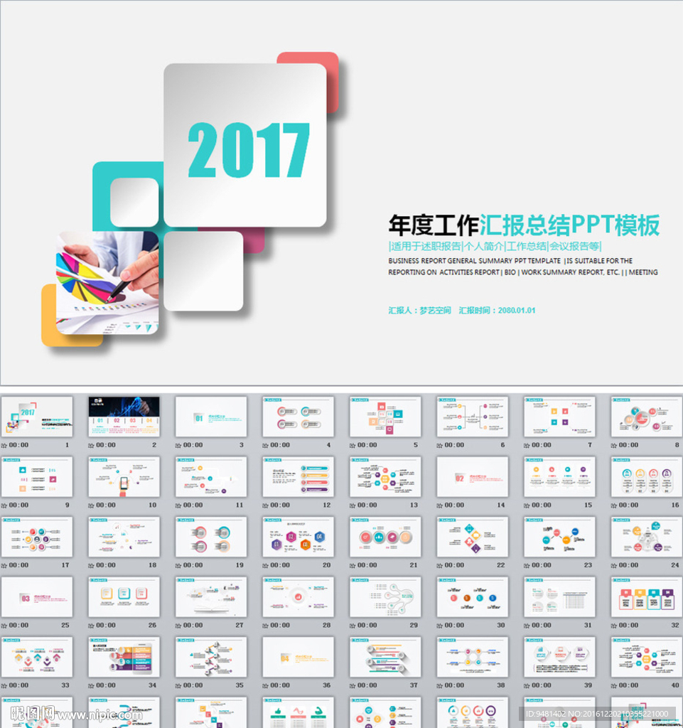 2017鸡年年度工作汇报ppt