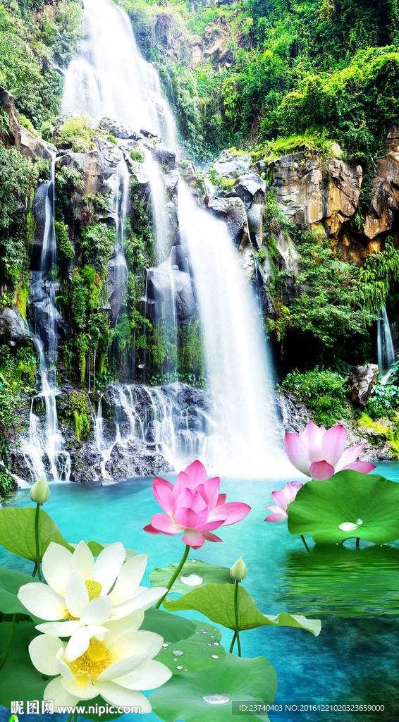 山水风景玄关