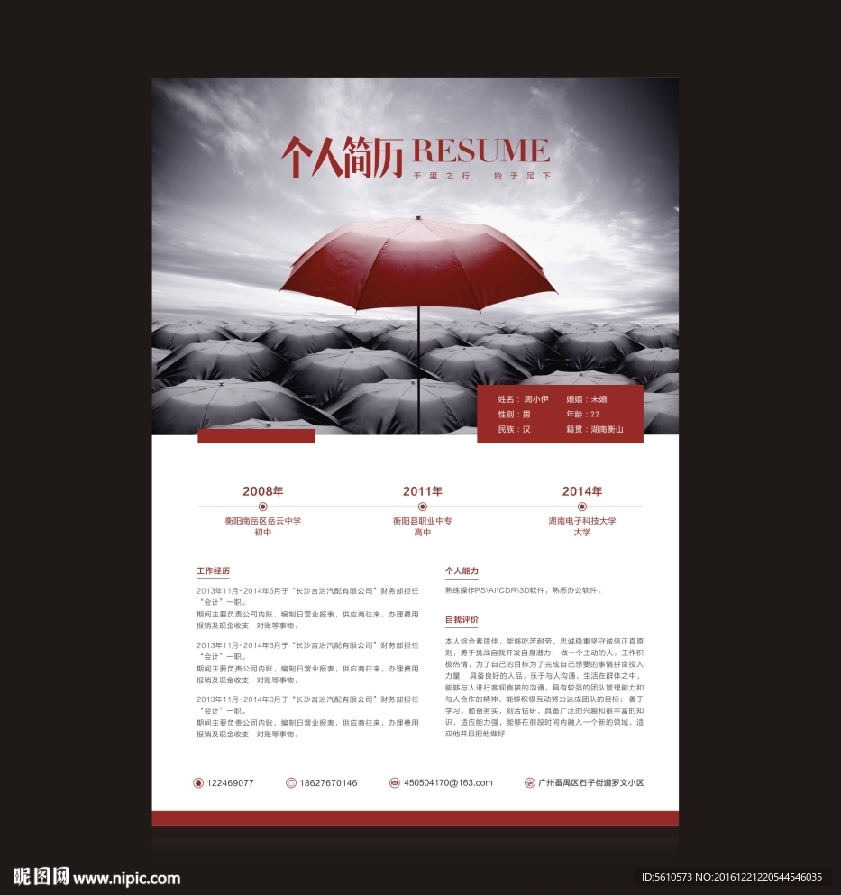 创意简历