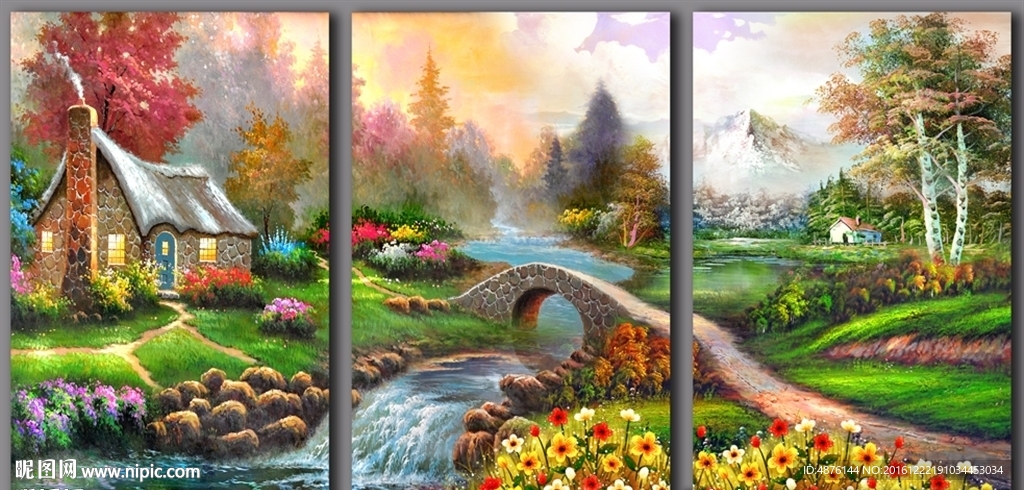 油画风景