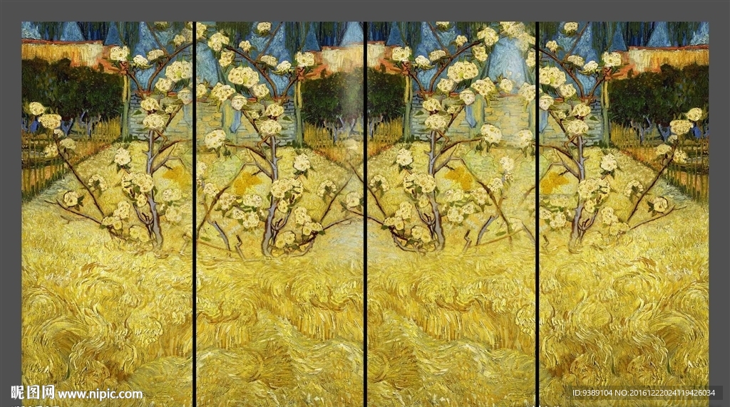 花卉油画