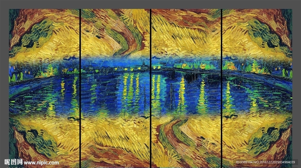 抽象油画