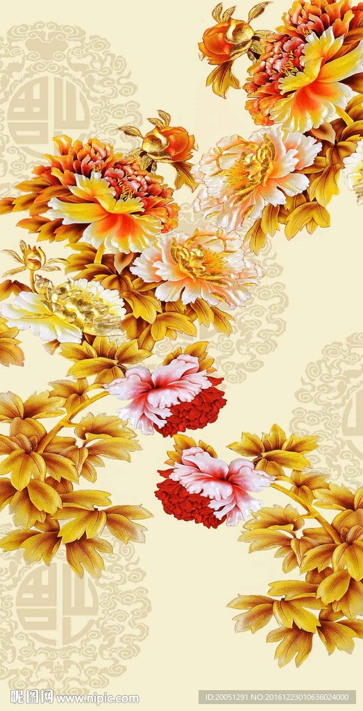彩雕玄关