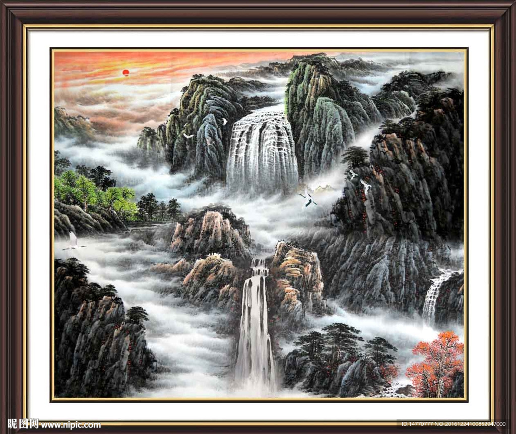 国画山水