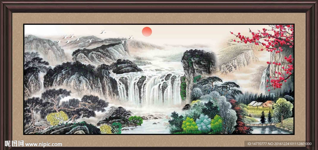 国画山水