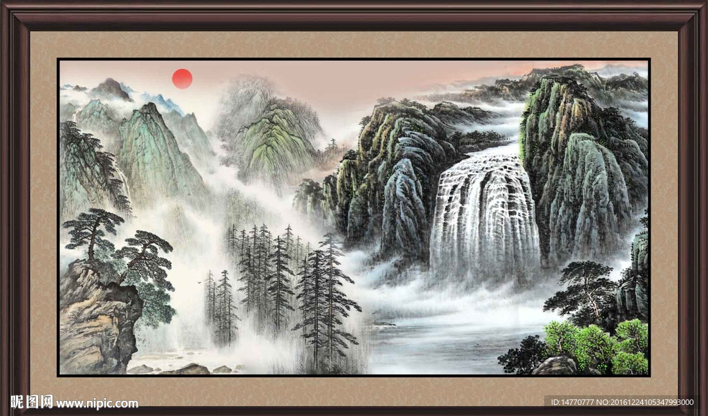 国画山水
