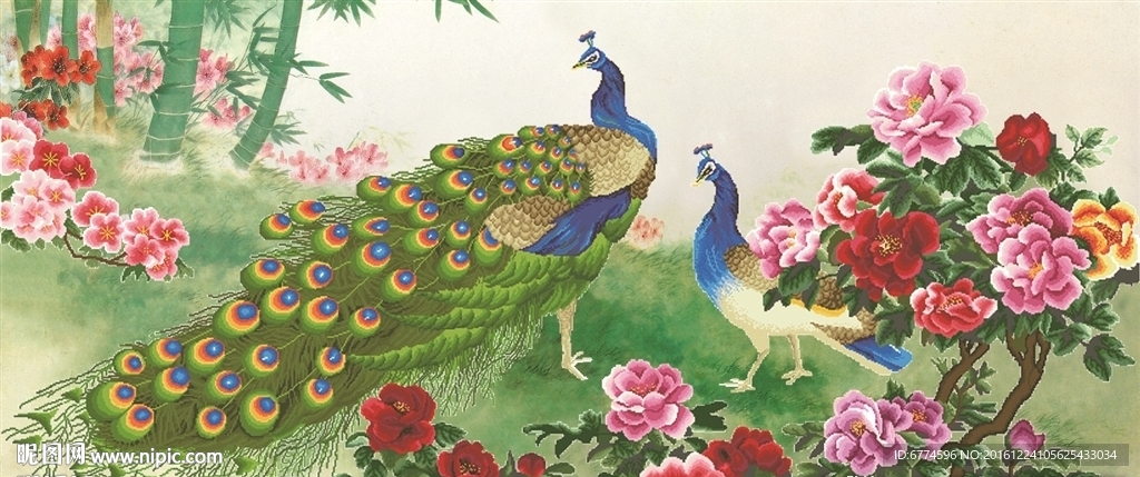 十字绣 锦绣春光