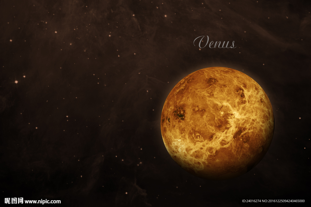 太阳系金星高清素材图