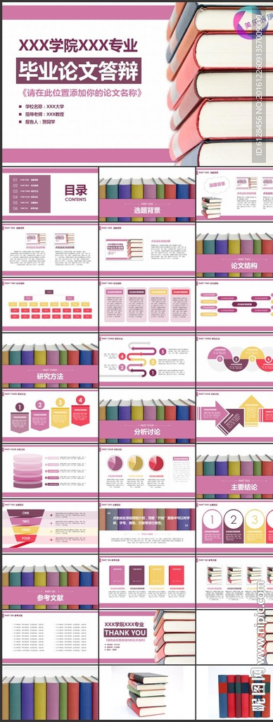 毕业答辩PPT 毕业论文总结