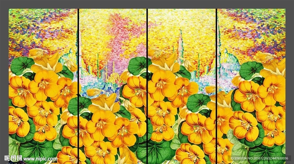 花卉油画