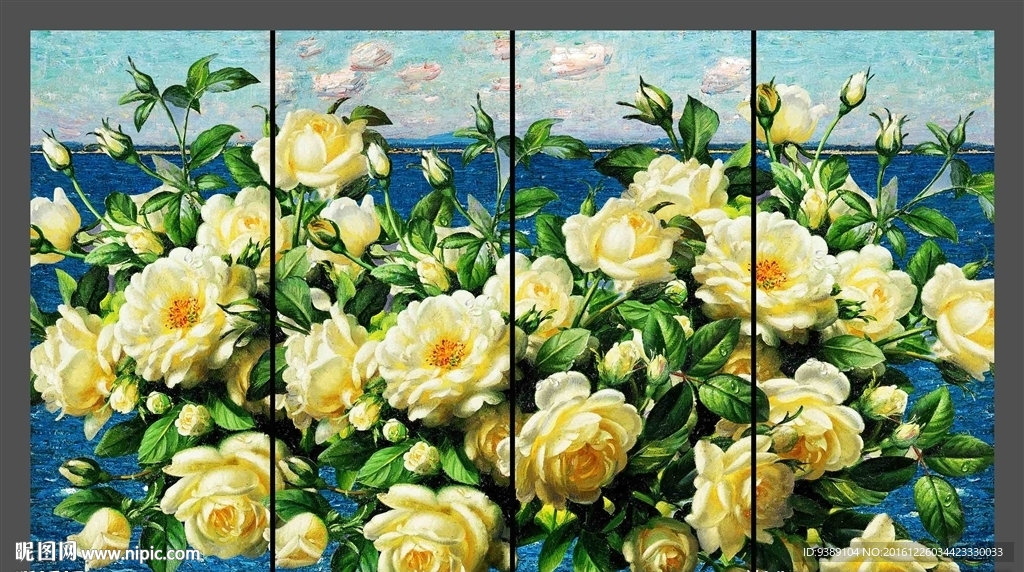 花卉油画