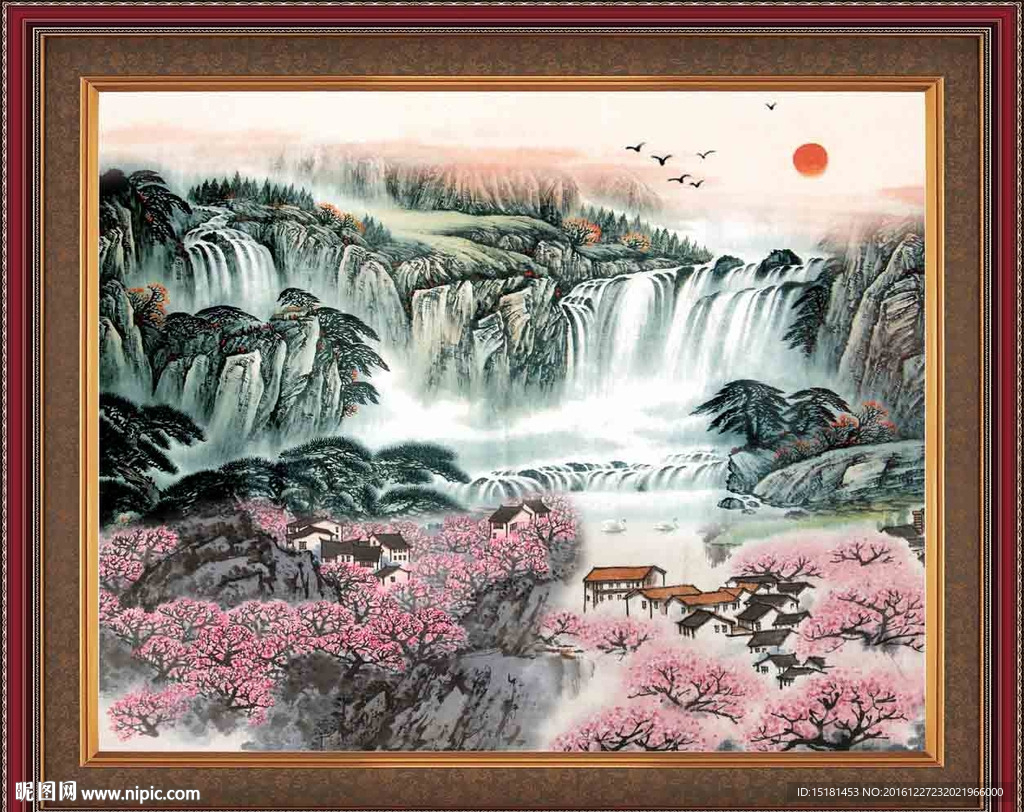 国画山水