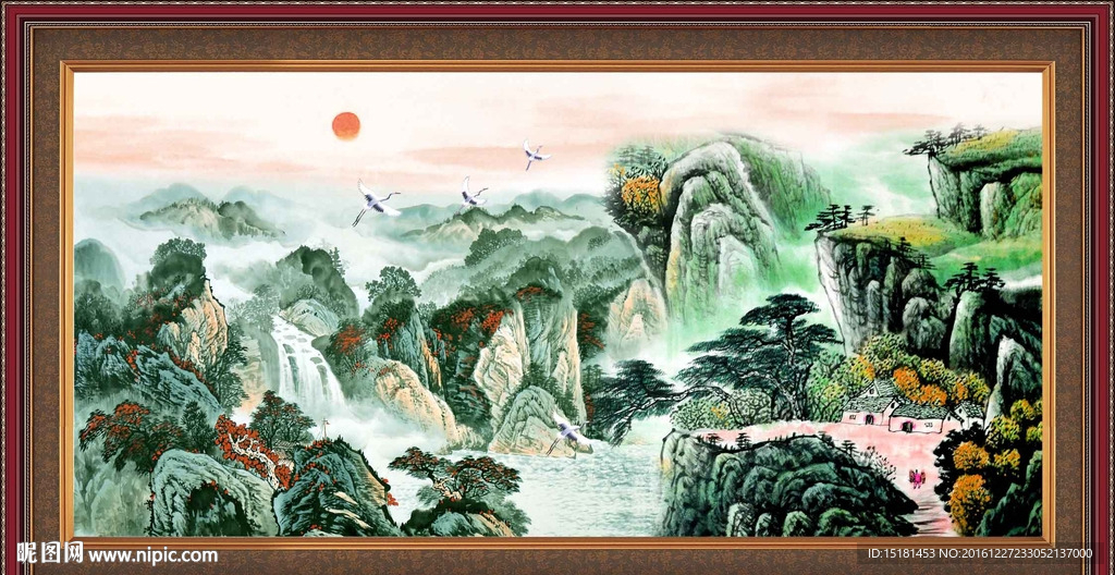 国画山水