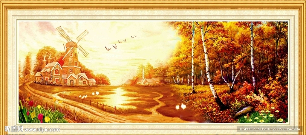 油画风景