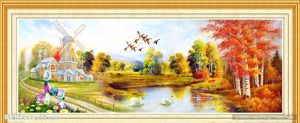 客厅山水画