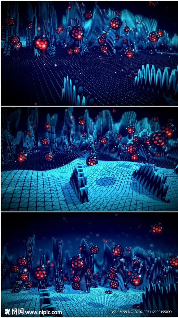 舞动空间音乐背景动态VJ