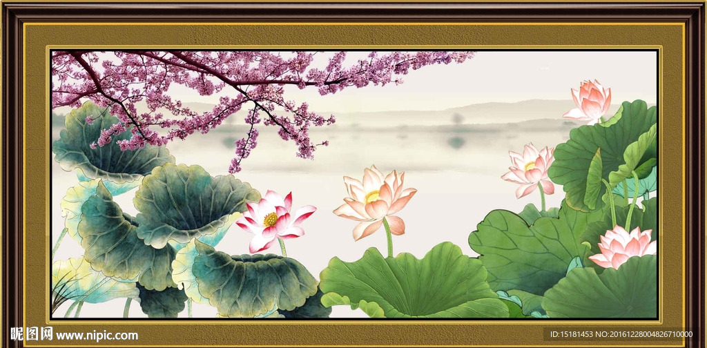 荷花图