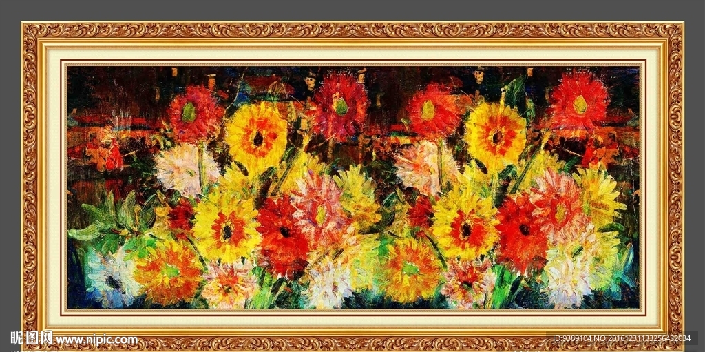 花卉油画