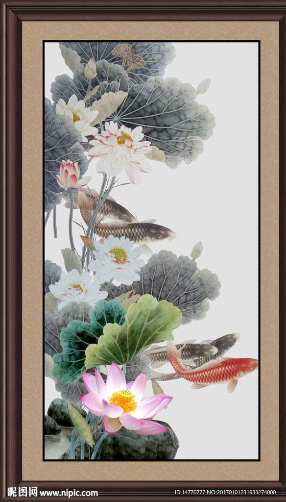 荷花图
