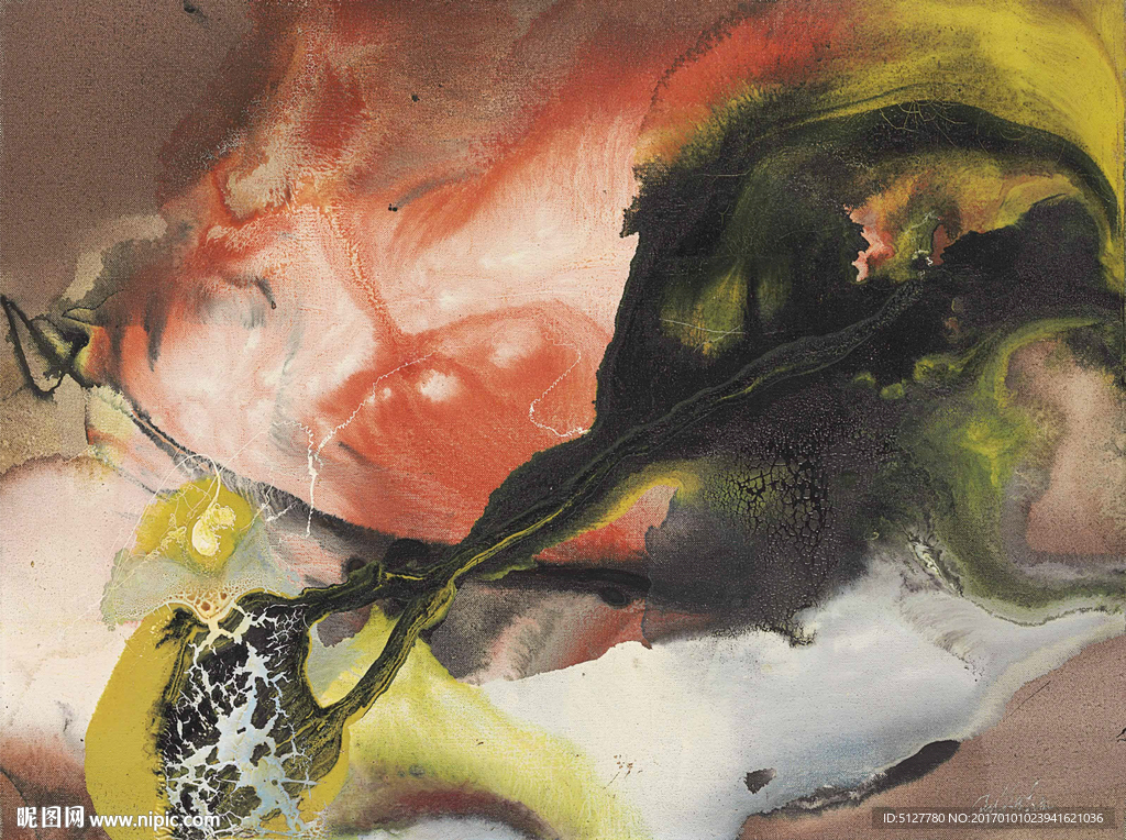 抽象艺术挂画 水墨画