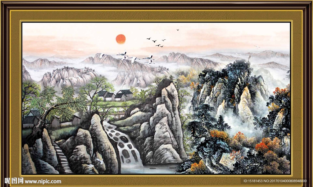 国画山水