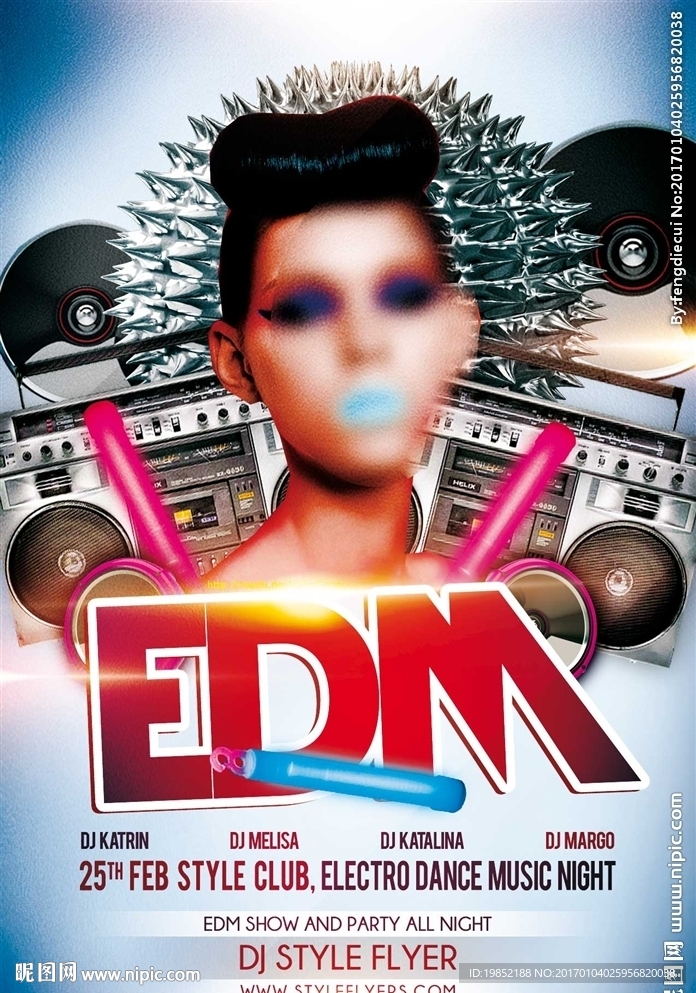 EDM音乐海报