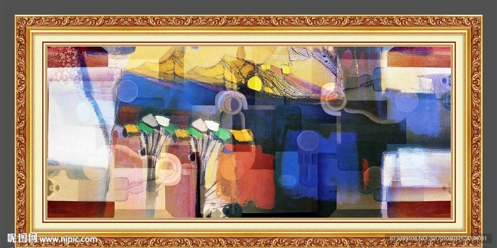 抽象油画