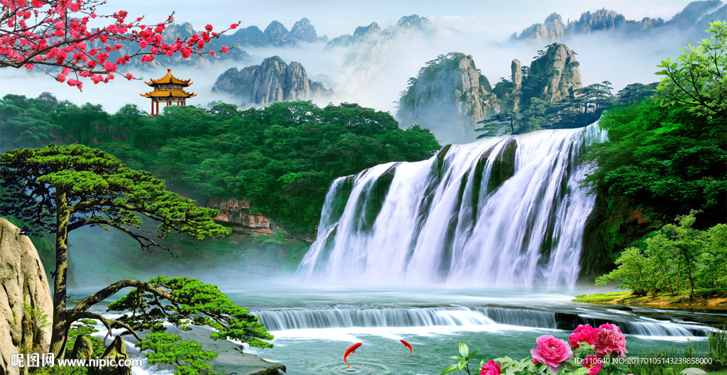 山水挂画