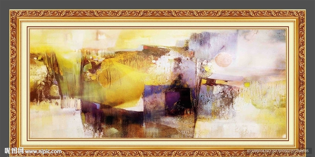 抽象油画