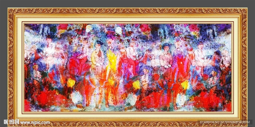 抽象油画
