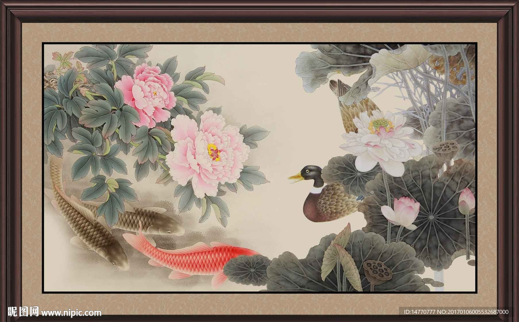 荷花图